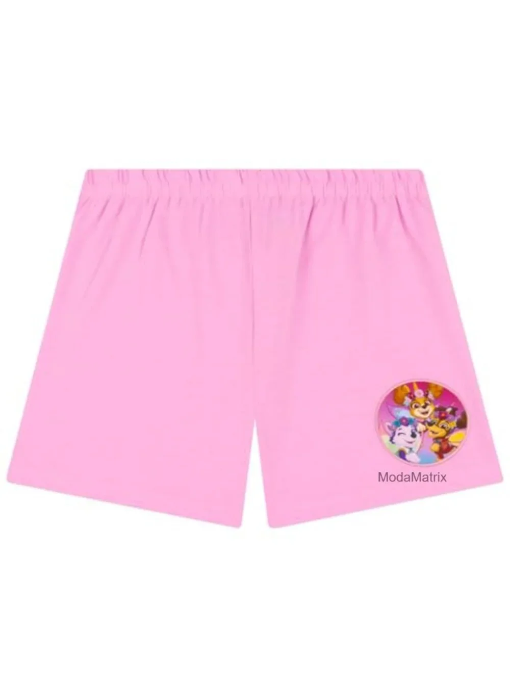 Girls Short Sleeve Pajama Set with Unicorn PAW Patrol Design